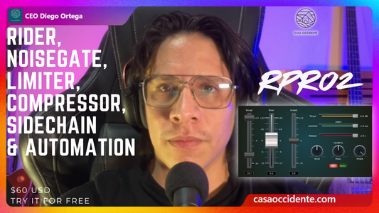 RPro2: Rider, NoiseGate, Limiter, Compressor, SideChain & Automation - Perpetual License