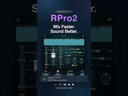 RPro2 Audio Dynamics Suite — Volume Rider, Compressor, Limiter & Sidechain | Lifetime License