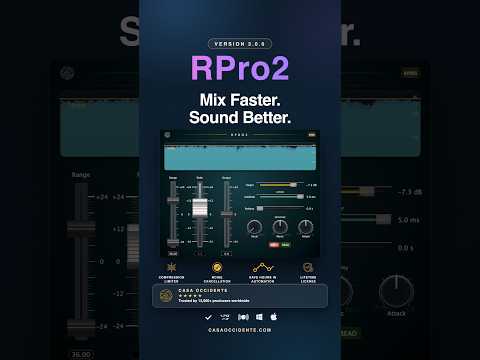 RPro2 Audio Dynamics Suite — Volume Rider, Compressor, Limiter & Sidechain | Lifetime License